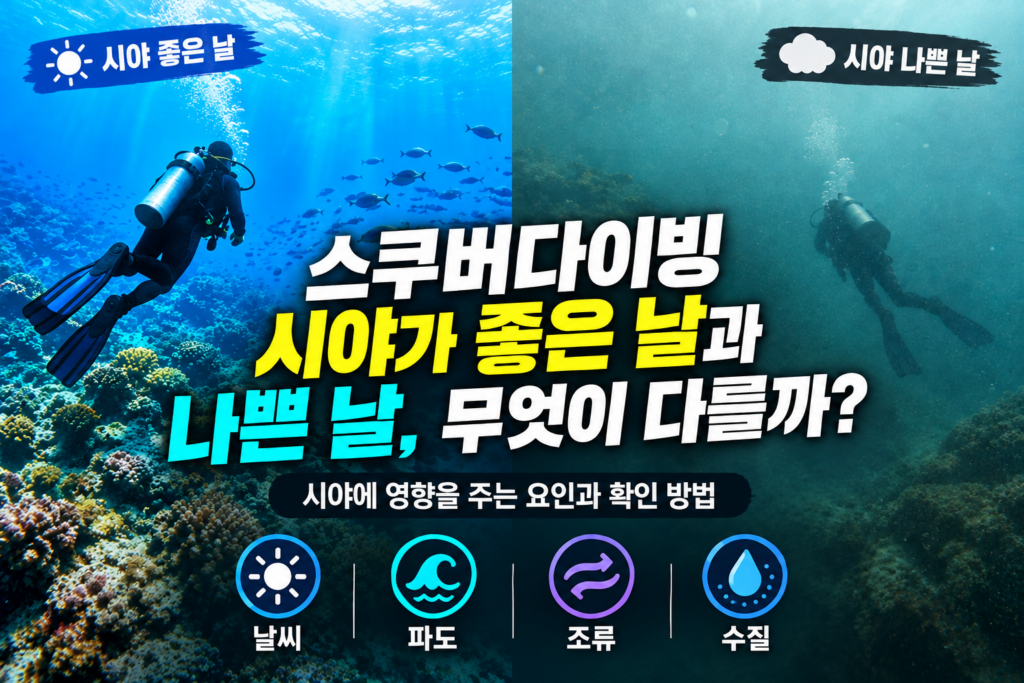 스쿠버다이빙 시야