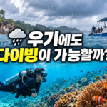 우기에도 다이빙 가능할까_